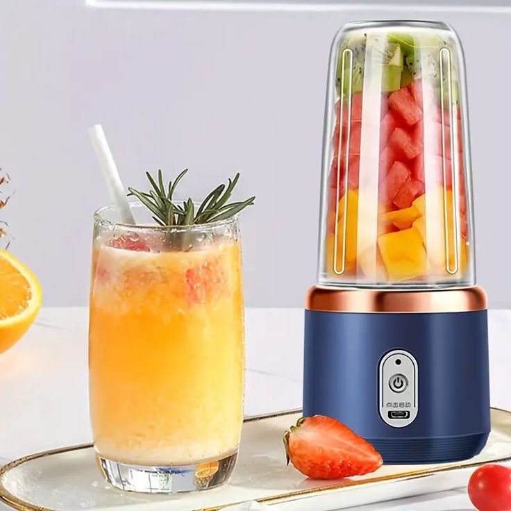 Zenxo Portable Juice Blender | USB Rechargeable Mini Smoothie Maker Bottle